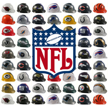 nfl hard hats